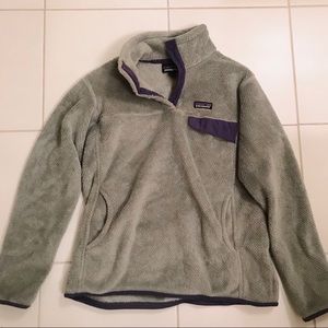 Gray Patagonia fleece